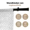 Grafisch - Patroon - Modern - Hexagon Wandkleed katoen middel 269 -sfeer2