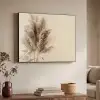 Graan - Pastel - Natuur Textielframe zwart klein -sfeer3