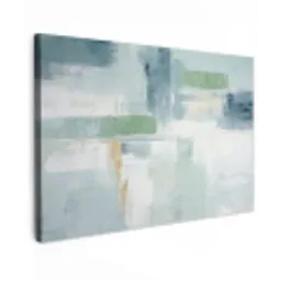 Verf - Moderne kunst - Abstract - Grijs canvas 2cm klein -z3d