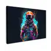 Astronaut - Neon - Gaming - Ruimte canvas 2cm klein -z3d
