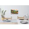 Zonlicht - Heuvels - Wolkenlucht Muursticker klein -eettafel
