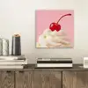 Kers - Slagroom - Roze aluminium wit klein -sfeer1