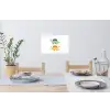 Sterren - Stegosaurussen - Blaadjes - Groen Muursticker klein -eettafel