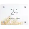Pluimgras - Klassiek Naambord Rechthoek middel -3d