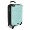 Zee patroon blauw NBS - Handbagage koffer - Kinderen Unisex middel -productfoto_3d