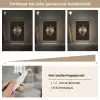 Aardbei - Goud - Zwart - Chrome Light Box met kabel (Tafellamp) klein -USP_dimbaarNL