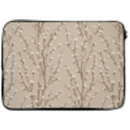 Katoen - Natuur - Taupe laptophoes neopreen klein 279 -zkaufland3dotto