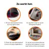 Koraal - Schildpad - Abstract - Water Inductie beschermer vinyl 3mm klein -zzzzzzz-td-werking