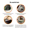 Bladeren - Tropisch - Jungle Inductie beschermer vinyl 3mm groot -zzzzzzz-td-werking