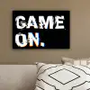 Gaming - Game - Spreuken - Quotes - Game on canvas 2cm klein -sfeer3