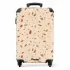 Terrazzo patroon veelkleurig terra NBS - Handbagage koffer - Volwassenen Unisex middel -productfoto_recht
