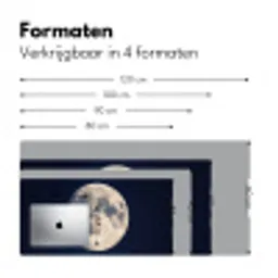 Ruimte - Maan - Kosmos Muismat XXL klein -sfeer5