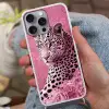 Panter - Luxe - Roze Hoesje iPhone 16 Pro Max met koord klein -sfeer3