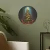 Kerstboom - Cadeau - Kerst - Winter Akoestische PET Vilt - Rond klein -sfeer2