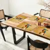 Ijsvogel - Pilaar - Koksmuts - Vogel Placemat vinyl groot -zzsfeer4_Kitchenyeah-website
