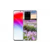 Lavendel - Bloemen - Zonsondergang - Paars - Weide Telefoonhoesje Samsung Galaxy S20 Ultra klein -dubbelS20Ultra