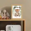 Luipaard - Dier - Kinderen - Jungle Light Box met kabel (Kinderlampje) klein -sfeer2_kind