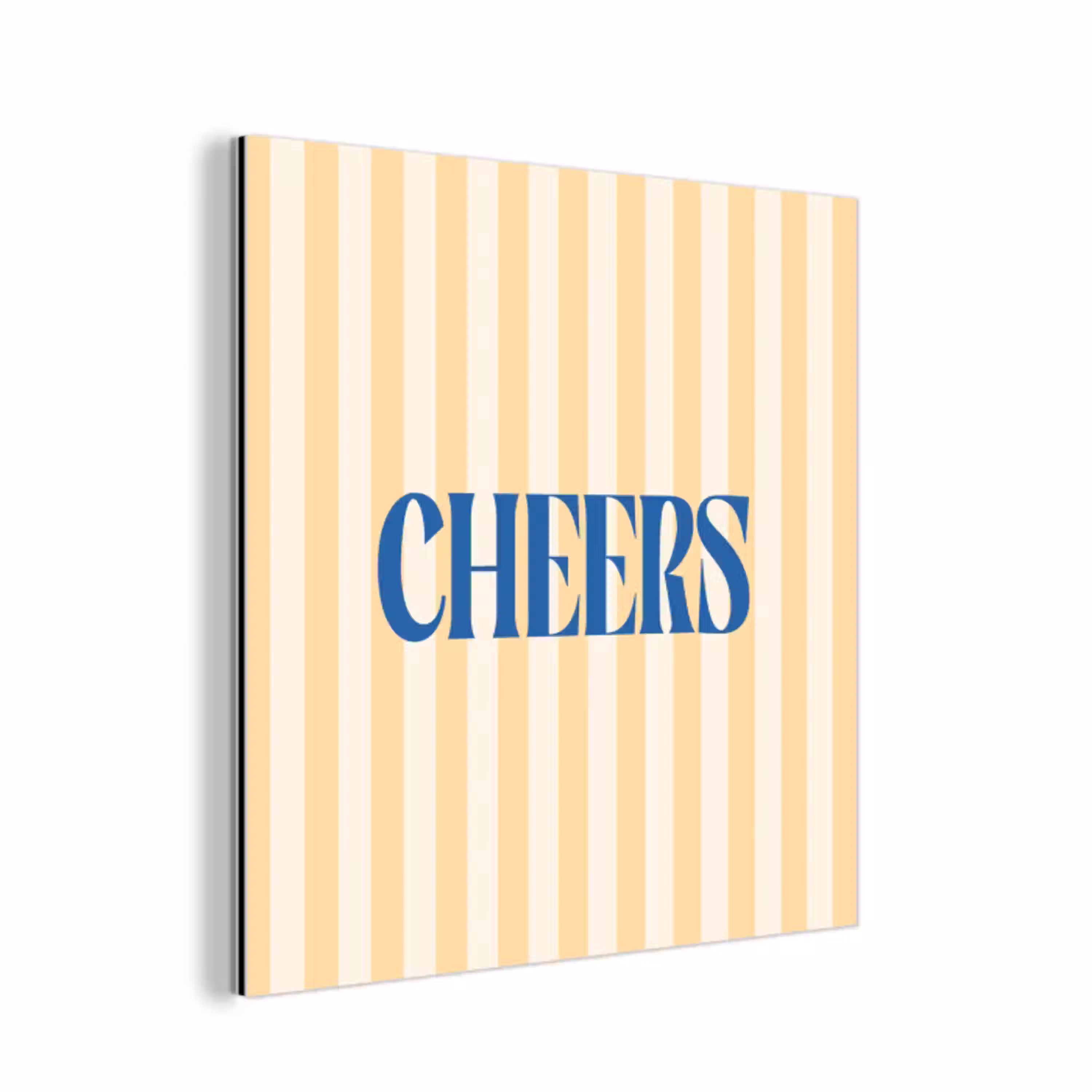 Blauw - Geel - Strepen - Cheers aluminium wit klein -3d