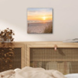Zonsondergang - Duinen - Zee aluminium wit klein -sfeer3