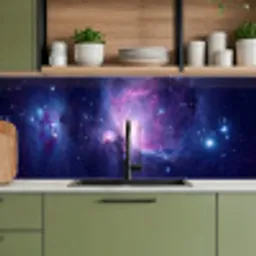 Ruimte - Sterren - Kleurrijk keuken achterwand 2 middel -sfeer3