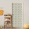 Patroon - Klassiek - Kleurrijk deurposter klein 289 -sfeer4