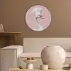 Zwaan - Koksmuts - Mooi - Klassiek Akoestische PET Vilt - Rond klein -sfeer1