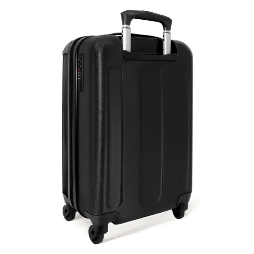 zwarte-hengst-in-profiel-paardenkracht-joost NBS - Handbagage koffer - Unisex middel -achterkant