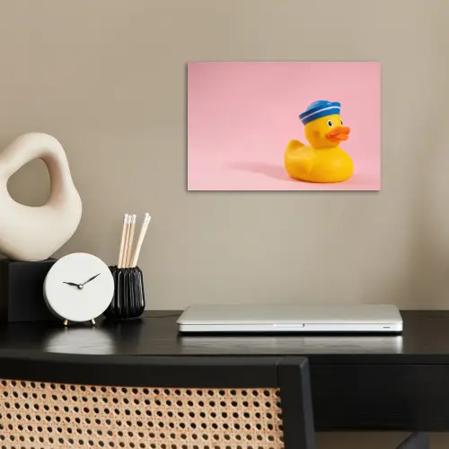 Matroos - Eend - Roze poster papier klein -sfeer1