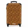 Oranje tijgerstrepen met vloeiend motief NBS - Handbagage koffer - Volwassenen Unisex middel -productfoto_recht