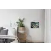 Marmer - Goud - Blauw - Glitter - Marmerlook - Abstract textielposter latten blank klein -woonkamer