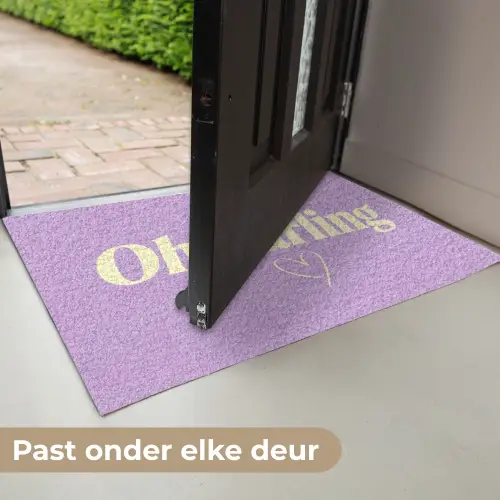 Oh darling - Hart - Paars Deurmat klein -USP_NL