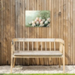 Paaseieren - Pasteltinten - Bloemen Tuinposter op houten frame 2 cm dik klein -sfeer4