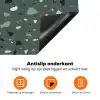Terrazzo -  Patroon - Kleurrijk - Groen Inductie beschermer vinyl 3mm klein 276 -zzzzzzz-td-onderkant