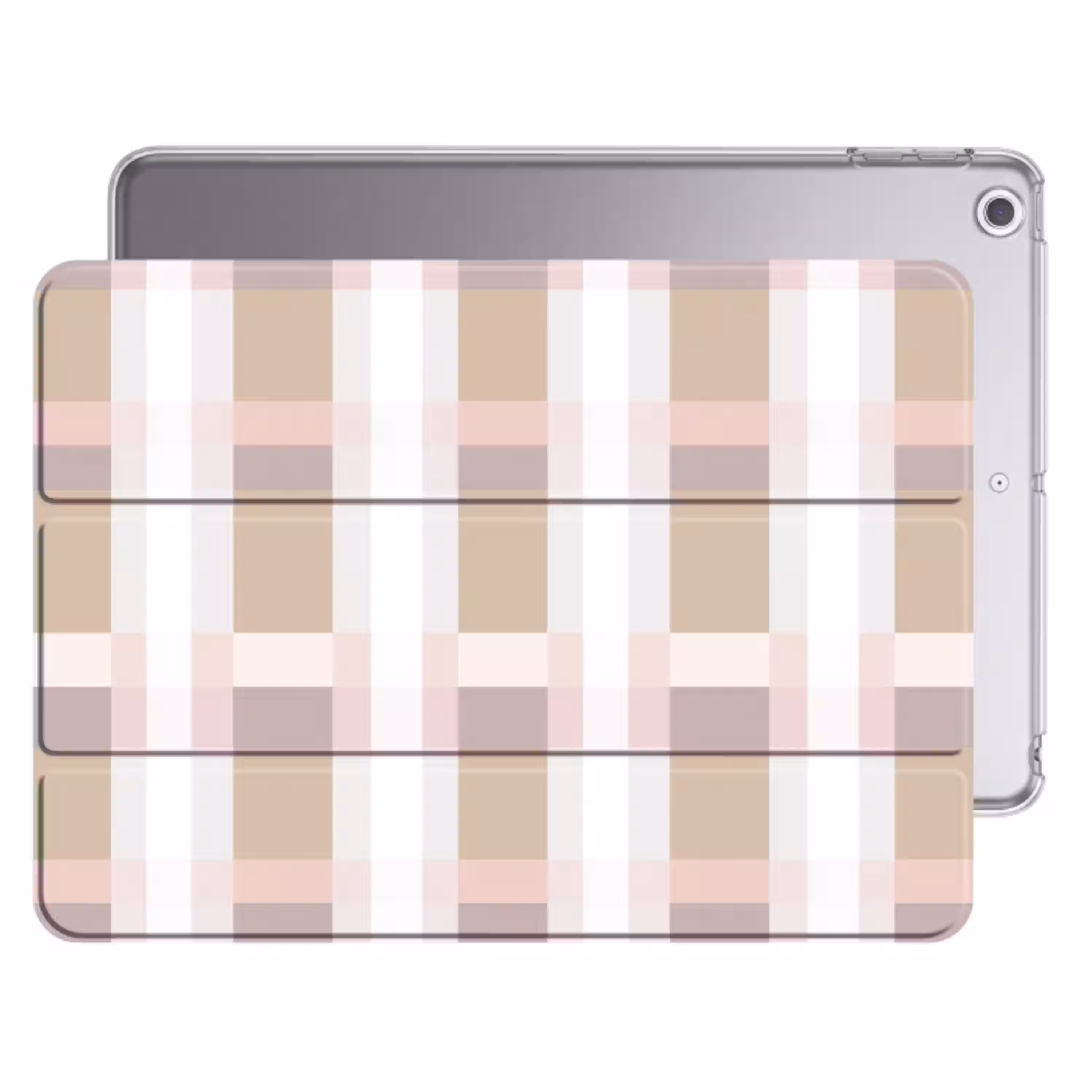 Ruitpatroon - Aardetinten - Minimalistisch Apple iPad 2017 middel 1172 -threedimensional_3d_global