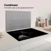 Hert - Zwart - Portret - Gewei - Dieren Inductie beschermer vinyl 3mm klein -wsfeer7_website