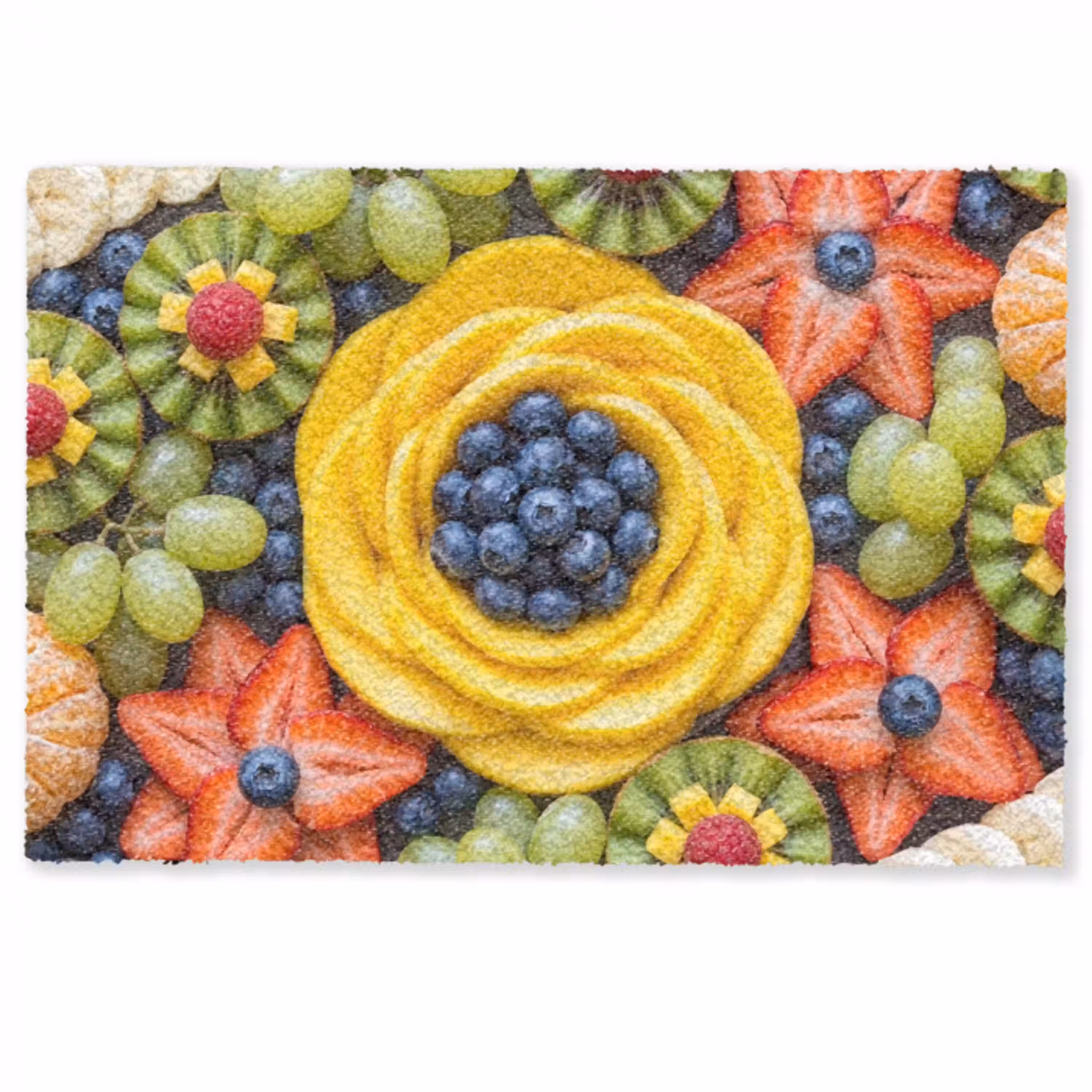 Fruit - Arrangement - Gezond - Kleurrijk - Eten Deurmat klein -zkaufland3d