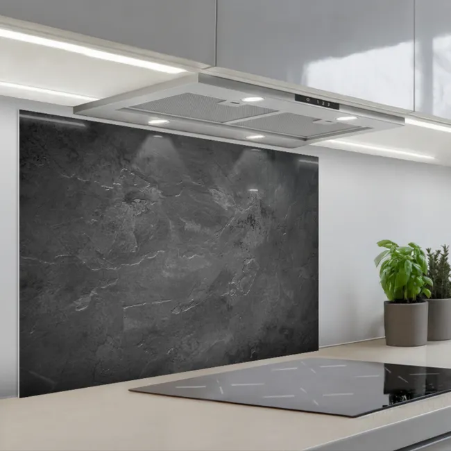 Salpicaderos de cocina - Paisaje de hormigón oscuro