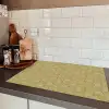 Waaier - Geometrisch - Groen Inductie beschermer vinyl 3mm klein 276 -sfeer3