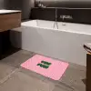 Yes fun - Groen - Roze - Stippen Badmat klein -sfeer3