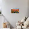 Bloemenweide in volle bloei Tuinposter op houten frame 2 cm dik klein -sfeer1