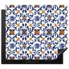 Patroon - Modern - Kleurrijk Inductie beschermer vinyl 3mm middel 274 -3d