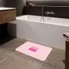 Bisou - Roze - Minimalistisch Badmat klein -sfeer3