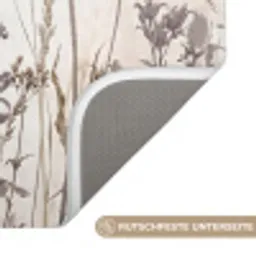Weidebloemen - Design - Sepia Badmat klein -USP_AntislipDE