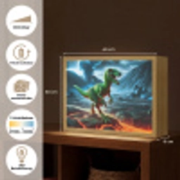 Dino - Lava - Groen - Jongens Light Box met batterij (Wandlamp kind) middel -USP_websiteoverzichtDE