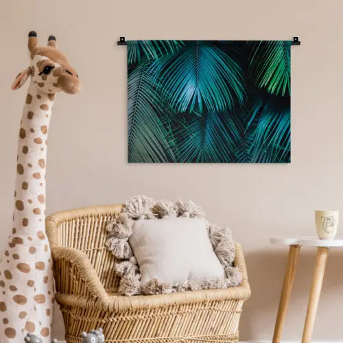 Jungle -  Palmblad - Natuur Wandkleed katoen klein -wsfeer5_kind