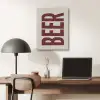 Japandi - Beer - Red - Retro PET vilt klein -sfeer5
