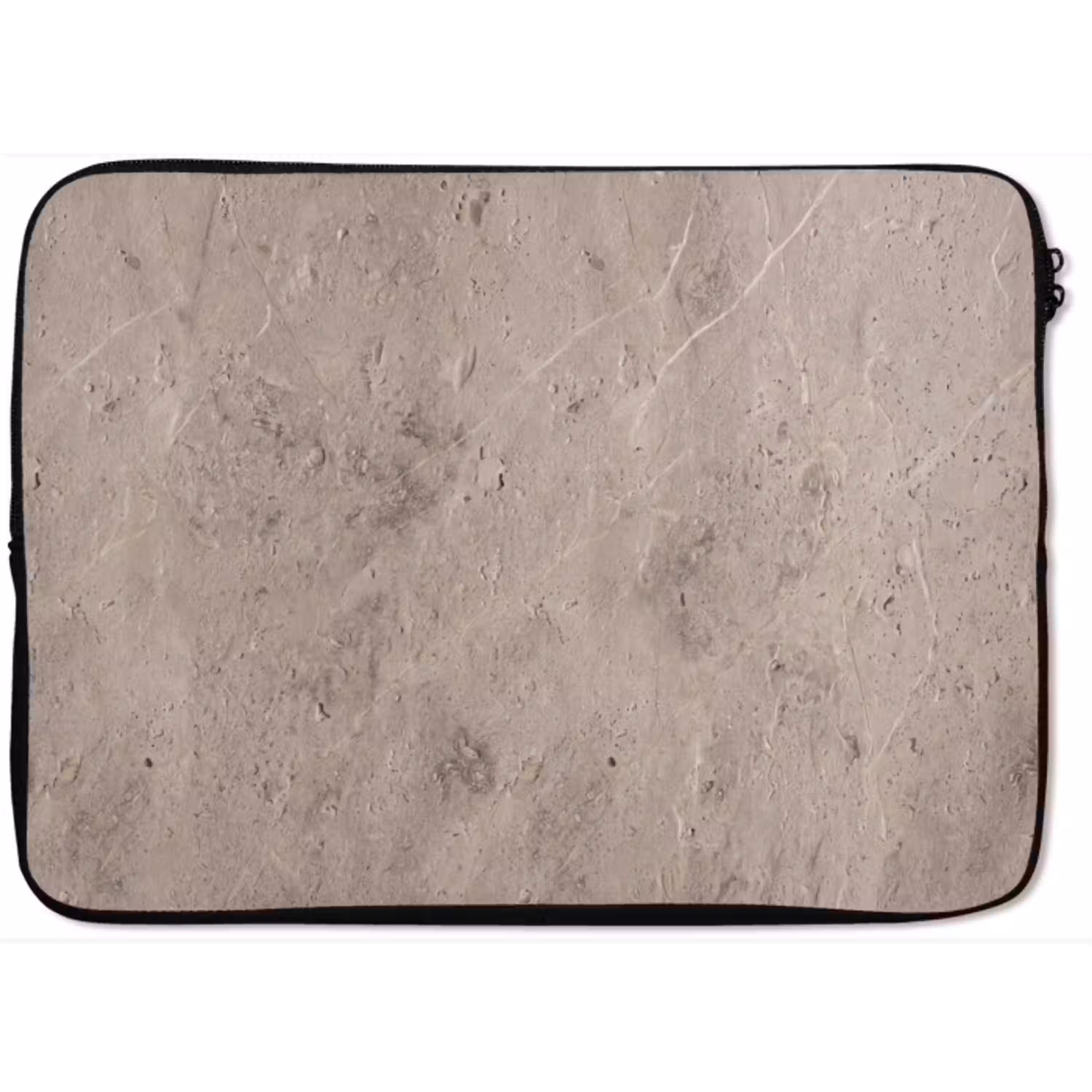 Textuur - Steen - Patroon - Rustiek - Beige laptophoes neopreen klein -zkaufland3dotto