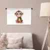 Aap - Baby - Jungle dieren Wandkleed katoen klein -sfeer4