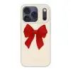 Strik - Symmetrisch - Rood - Lint Telefoonhoesje iPhone 17 Pro klein -3d