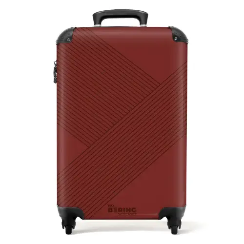 Minimal - Kruisende lijnen op NBS - Handbagage koffer - Unisex middel -productfoto_recht